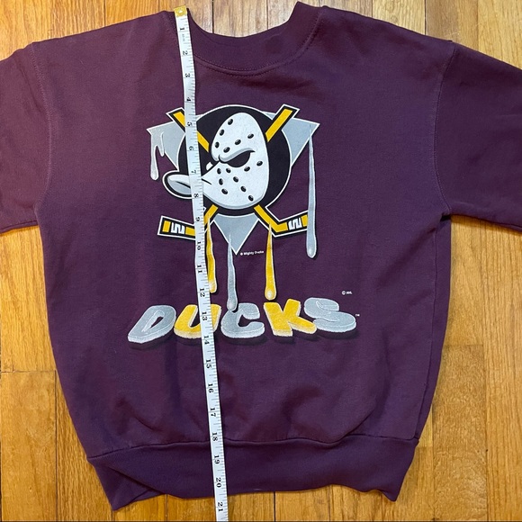 [Mighty Ducks] 90’s VTG Disney Purple Crewneck - Picture 4 of 8